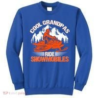 Cool Grandpas Ride Snowmobiles Funny Snowmobile Dad Grandpa Gift Sweatshirt thumb 0