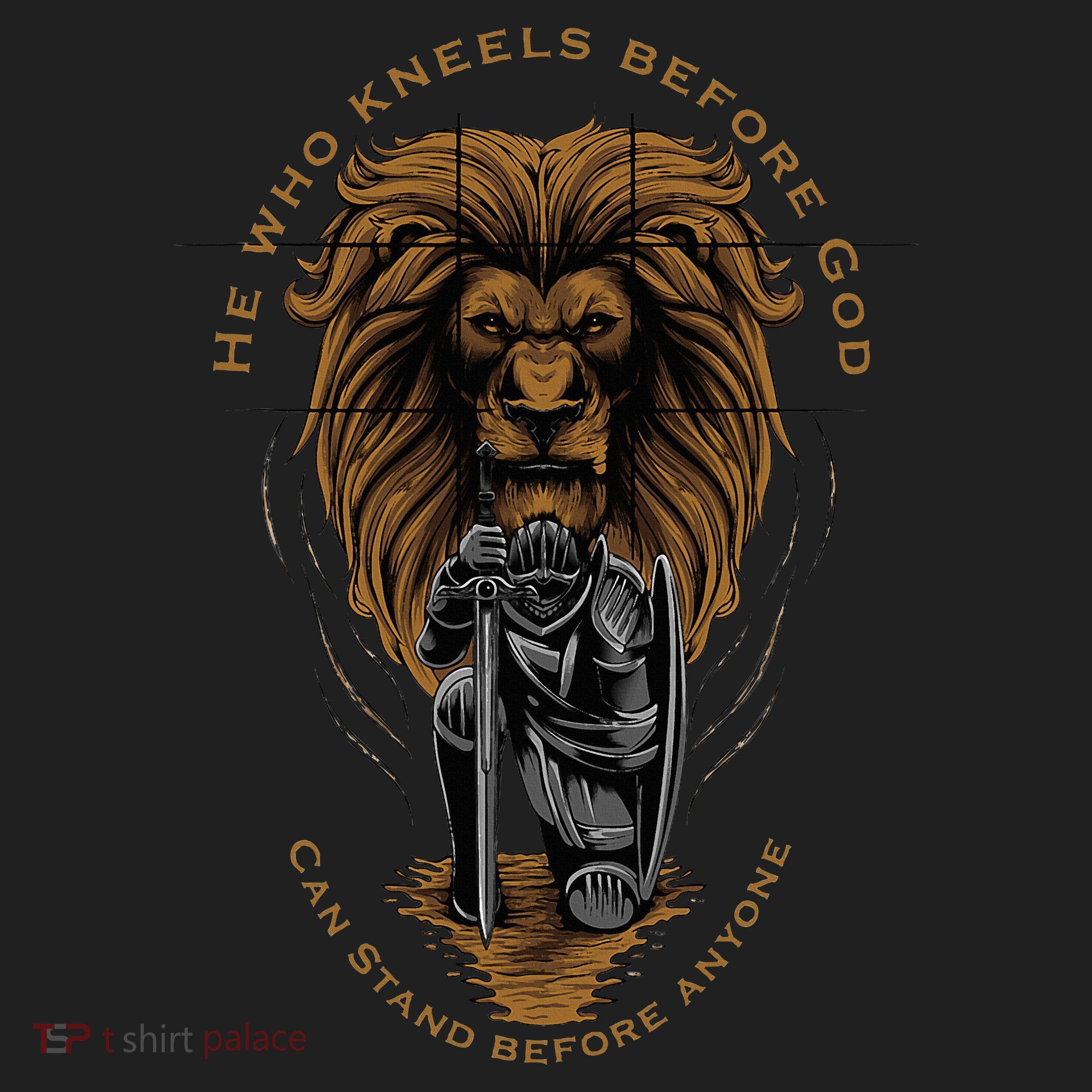 Christian Gifts Religious Kneeling Warrior Lion Of Judah Hat