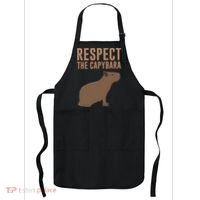 Capybara Gifts Respect The Capybara Cute Animal Apron thumb 0