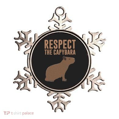 Capybara Gifts Respect The Capybara Cute Animal Ornament