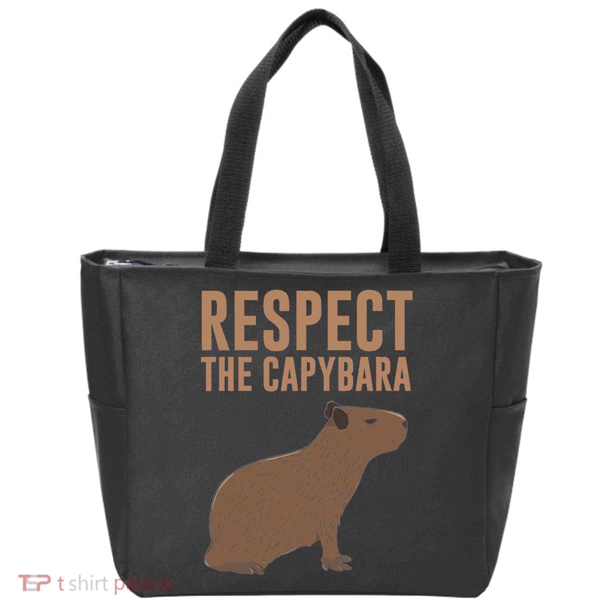 Capybara Gifts Respect The Capybara Cute Animal Tote Bag
