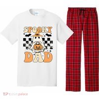 Cute Ghost Retro Spooky Season Halloween Spooky Dad Pajama Set thumb 0