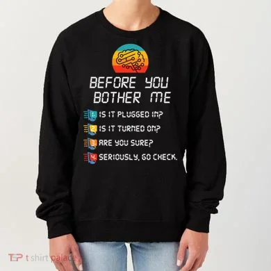 Computer Geek Sysadmin Gift Funny Tech Support Checklist Gift Women's Sweatshirt