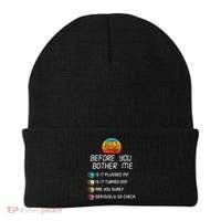 Computer Geek Sysadmin Gift Funny Tech Support Checklist Gift Beanie thumb 0