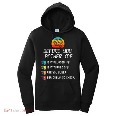 Computer Geek Sysadmin Gift Funny Tech Support Checklist Gift Women's Hoodie