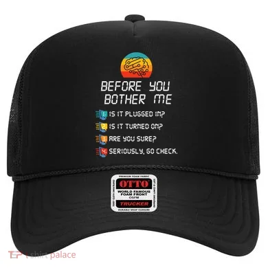 Computer Geek Sysadmin Gift Funny Tech Support Checklist Gift Hat