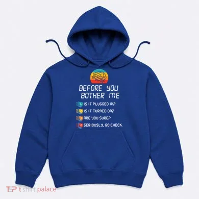 Computer Geek Sysadmin Gift Funny Tech Support Checklist Gift Hoodie