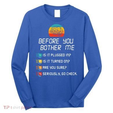 Computer Geek Sysadmin Gift Funny Tech Support Checklist Gift Long Sleeve Shirt