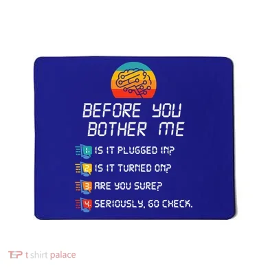 Computer Geek Sysadmin Gift Funny Tech Support Checklist Gift Mousepad