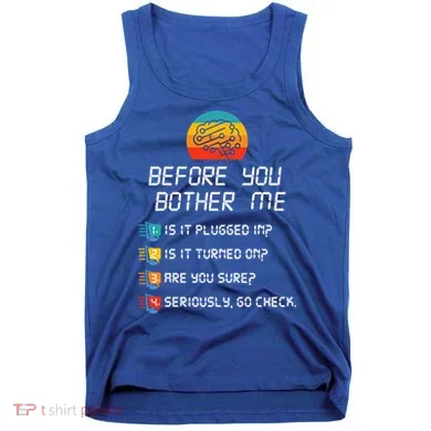 Computer Geek Sysadmin Gift Funny Tech Support Checklist Gift Tank Top