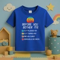 Computer Geek Sysadmin Gift Funny Tech Support Checklist Gift Toddler T-Shirt thumb 3