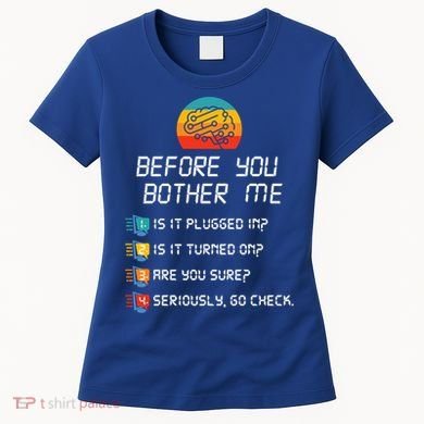 Computer Geek Sysadmin Gift Funny Tech Support Checklist Gift Women's T-Shirt