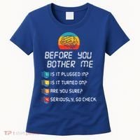 Computer Geek Sysadmin Gift Funny Tech Support Checklist Gift Women's T-Shirt thumb 0