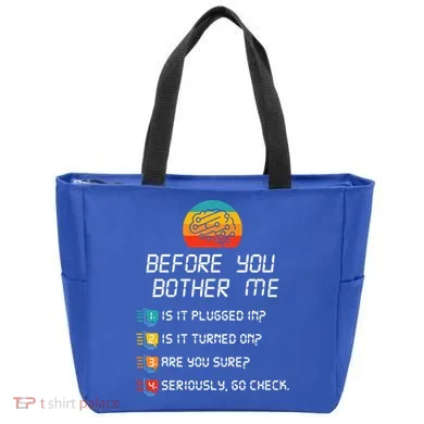 Computer Geek Sysadmin Gift Funny Tech Support Checklist Gift Tote Bag