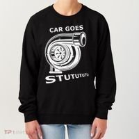 Car Goes Stutututu Car Guy Turbo Mechanic Gearhead Funny Women's Sweatshirt thumb 0