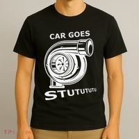 Car Goes Stutututu Car Guy Turbo Mechanic Gearhead Funny T-Shirt thumb 3