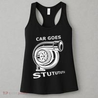 Car Goes Stutututu Car Guy Turbo Mechanic Gearhead Funny Women's Tank Top thumb 3