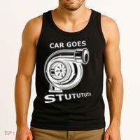 Car Goes Stutututu Car Guy Turbo Mechanic Gearhead Funny Tank Top thumb 3