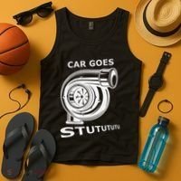 Car Goes Stutututu Car Guy Turbo Mechanic Gearhead Funny Tank Top thumb 4