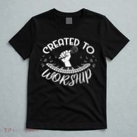 Christian Guitarist Shirt Created To Worship Musician T-Shirt thumb 5