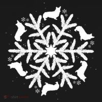 Corgi Gift Snowflake Pembroke Welsh Corgi Christmas Gift Bucket Hat thumb 4