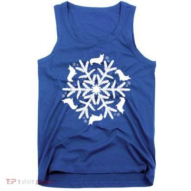 Corgi Gift Snowflake Pembroke Welsh Corgi Christmas Gift Tank Top