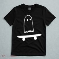 Cute Ghost Skateboard Funny T-Shirt thumb 5