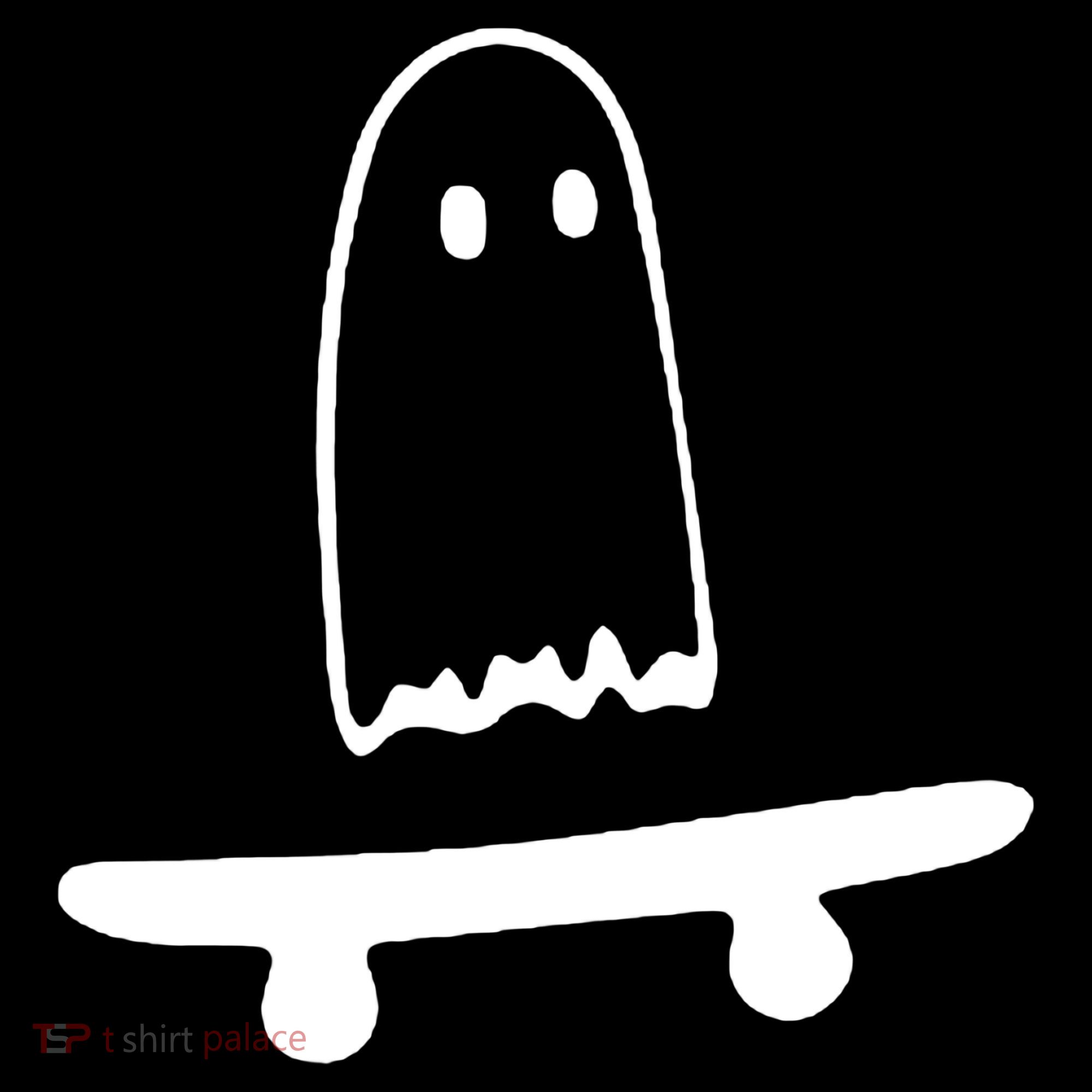 Cute Ghost Skateboard Funny Women's Hoodie