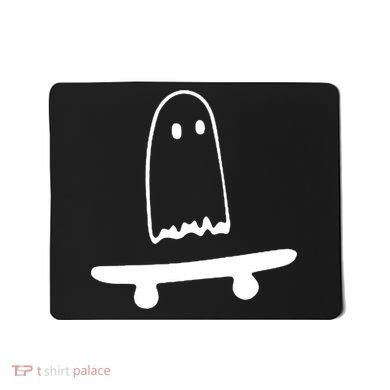 Cute Ghost Skateboard Funny Mousepad