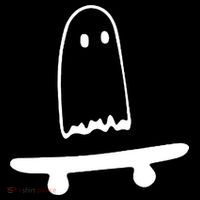 Cute Ghost Skateboard Funny Tank Top thumb 6