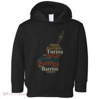 Classical Guitar Spanish Guitar Toddler Hoodie thumb 0