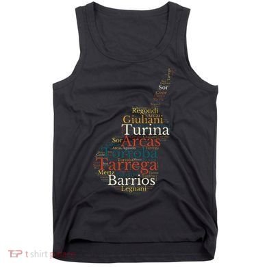 Classical Guitar Spanish Guitar Tank Top