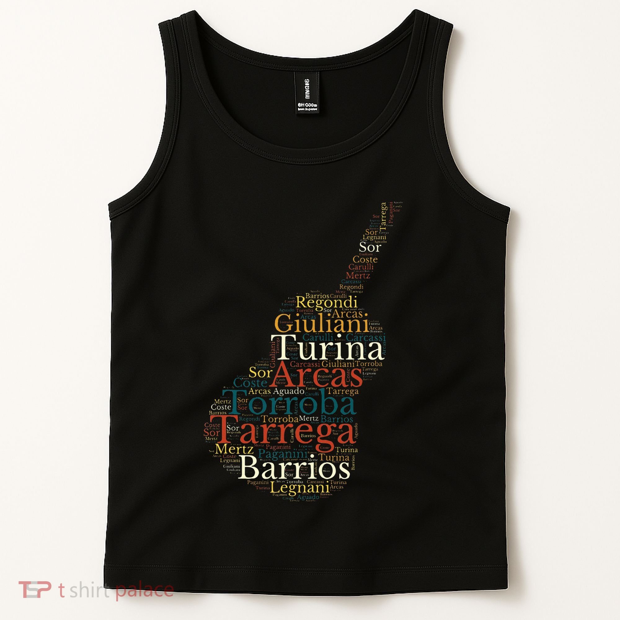 Classical Guitar Spanish Guitar Tank Top