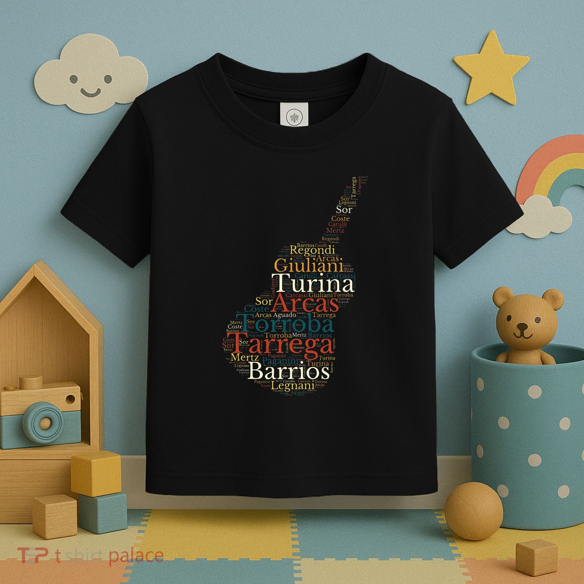 Classical Guitar Spanish Guitar Toddler T-Shirt