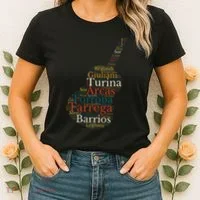 Classical Guitar Spanish Guitar Women's T-Shirt thumb 2