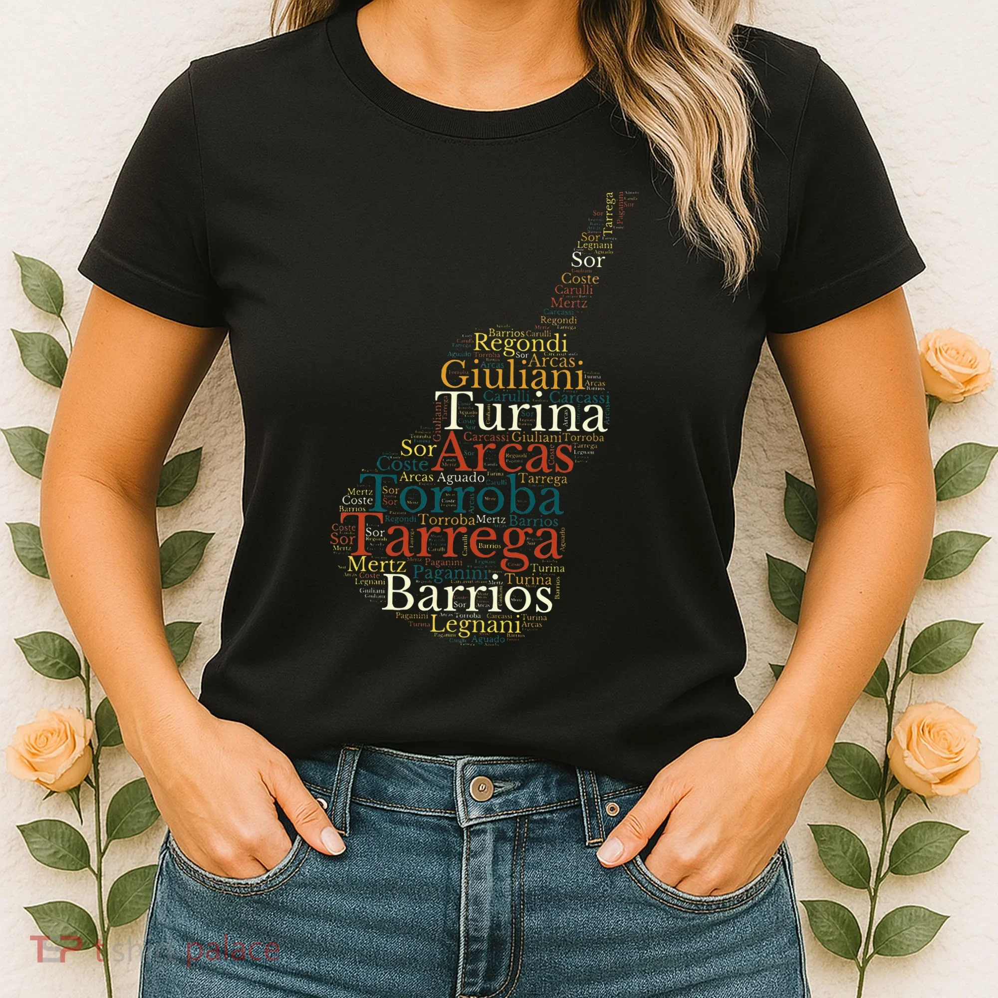 Classical Guitar Spanish Guitar Women's T-Shirt
