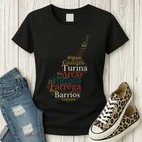 Classical Guitar Spanish Guitar Women's T-Shirt thumb 3