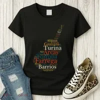 Classical Guitar Spanish Guitar Women's T-Shirt thumb 3