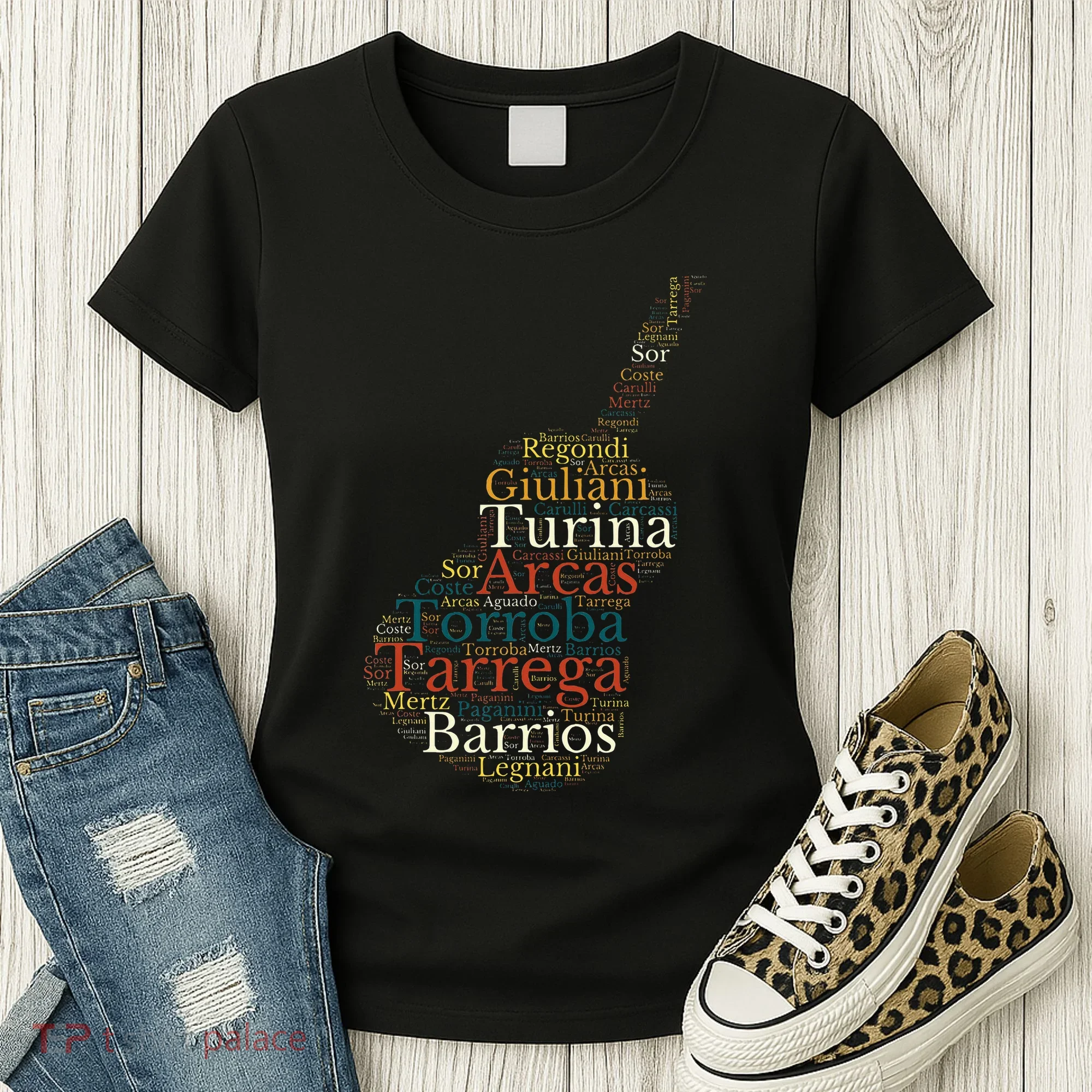 Classical Guitar Spanish Guitar Women's T-Shirt