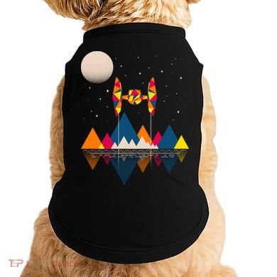 Cool Geometric SciFi Wilderness Doggie Tank