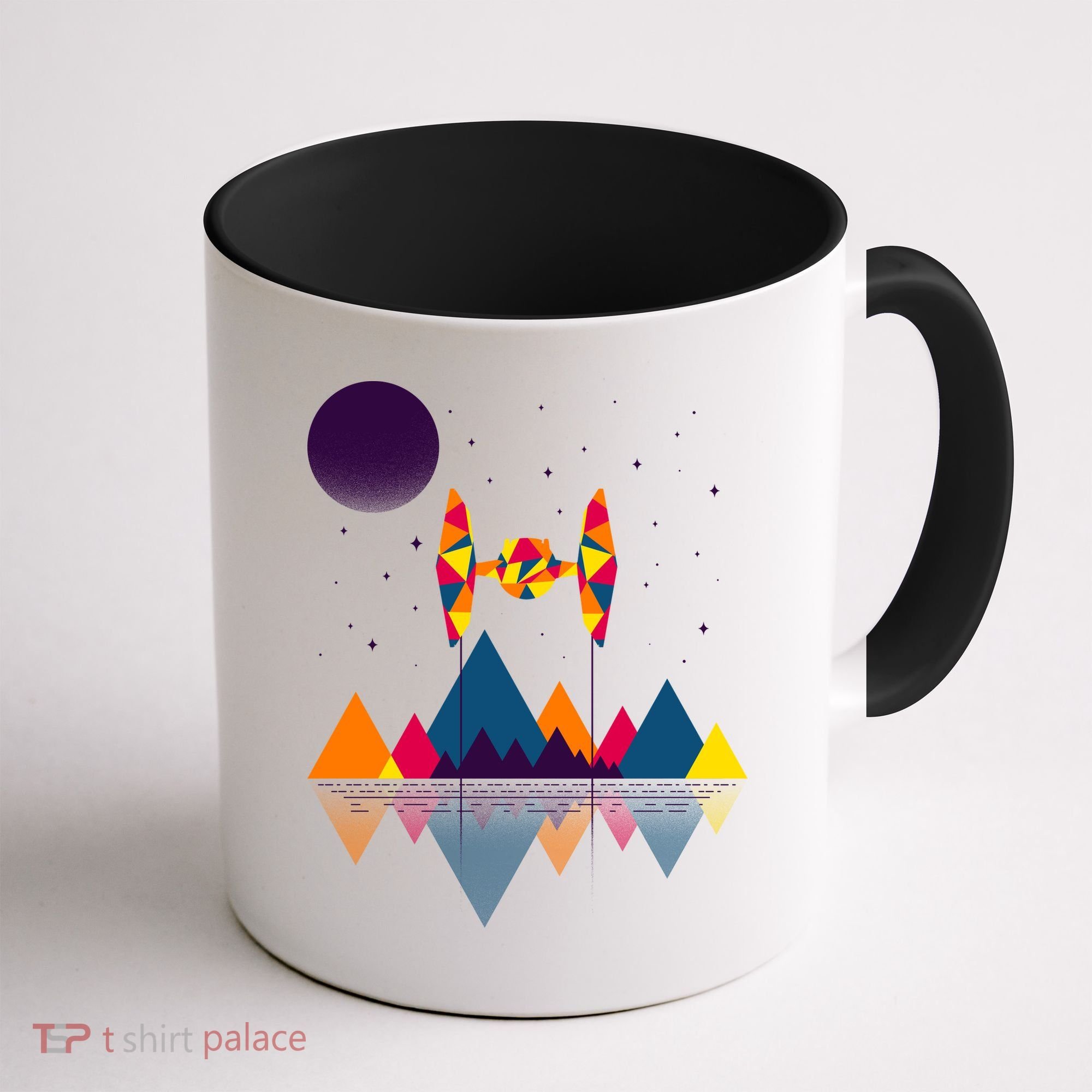 Cool Geometric SciFi Wilderness Coffee Mug