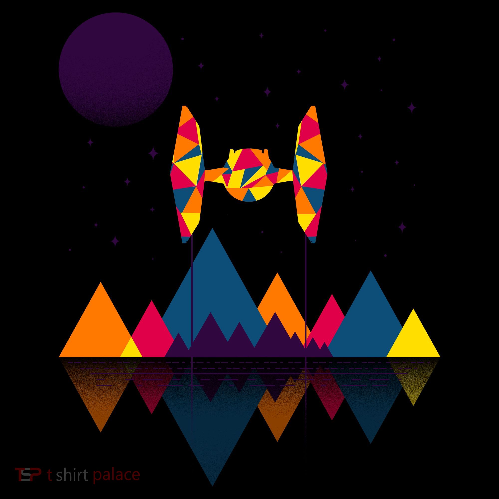 Cool Geometric SciFi Wilderness Coffee Mug