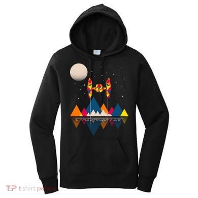 Cool Geometric SciFi Wilderness Women's Hoodie