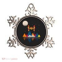 Cool Geometric SciFi Wilderness Ornament thumb 0