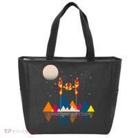 Cool Geometric SciFi Wilderness Tote Bag thumb 0