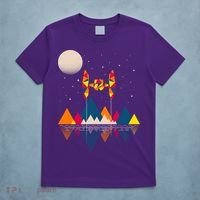 Cool Geometric SciFi Wilderness T-Shirt thumb 5