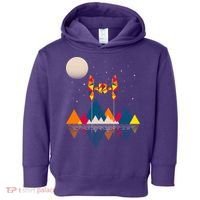 Cool Geometric SciFi Wilderness Toddler Hoodie thumb 0