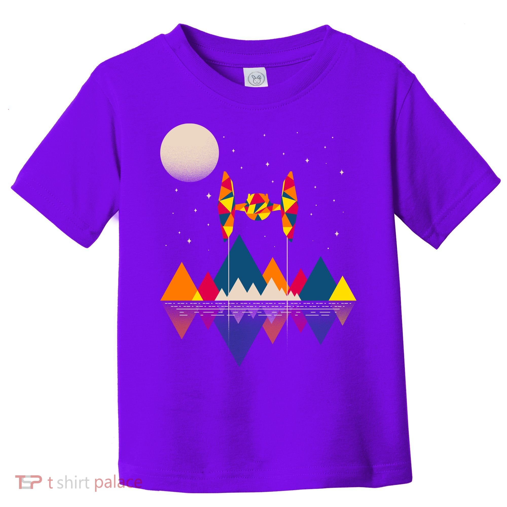 Cool Geometric SciFi Wilderness Toddler T-Shirt