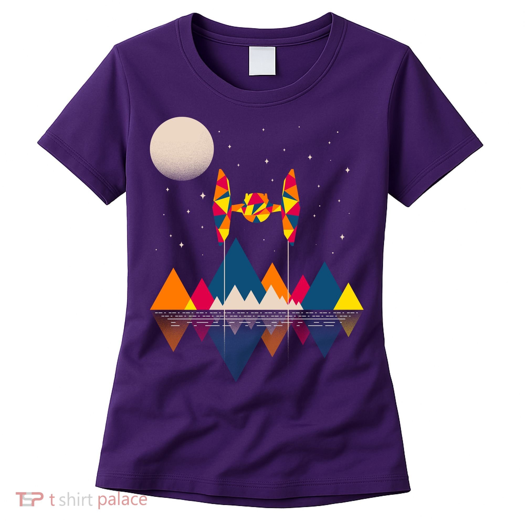 Cool Geometric SciFi Wilderness Women's T-Shirt