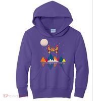 Cool Geometric SciFi Wilderness Kids Hoodie thumb 0